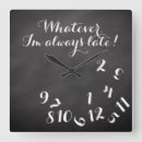 Recherche de humour femme horloges Femmes