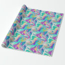 Recherche de bleu cyan papier cadeau Motif