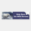 Recherche de cheval blanc voiture autocollants Étalon