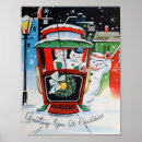 Recherche de snowman posters Vintage