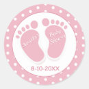 Recherche de polka dots baby shower autocollants Merci