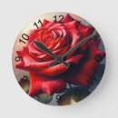 Recherche de valentines horloges Fleur