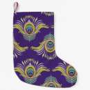 Recherche de paons chaussette de noël Plumes