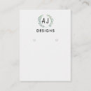 Recherche de motif floral géométrique cartes visite Simple