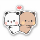 Recherche de panda heureux autocollants Kawaii