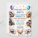 Recherche de dog anniversaire invitations Fête d'anniversaire pour chien