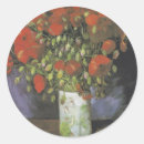 Recherche de red poppies autocollants Floral
