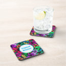 Recherche de fleurs tropicales dessous de verres Toute personne