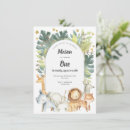 Recherche de lion 11x16 invitations Mignon
