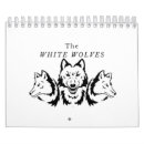 Recherche de loup calendriers Blanc