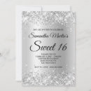 Recherche de faux silver foil invitations Brillant
