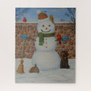 Recherche de oiseau de neige puzzles Noël