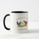 Recherche de poule coq tasses Aquarelle