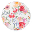 Recherche de floral boutons et poignées de porte Aquarelles
