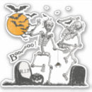 Recherche de cimetière halloween autocollants Automne
