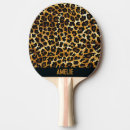 Recherche de léopard raquettes ping pong Brun