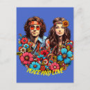 Recherche de fleur hippie cartes postales Toute personne
