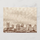 Recherche de horizon de nashville cartes postales Vintage
