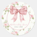 Recherche de vintage rose autocollants Baby shower