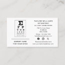 Recherche de opticiens cartes visite Optométrie