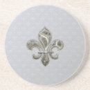 Recherche de fleur lys dessous de verres Motif