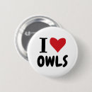 Recherche de hiboux badges Amant de hibou