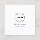 Recherche de associé cartes visite Minimaliste