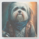 Recherche de peinture chien de dessous de verres Portrait