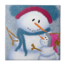 Recherche de bonhomme le neige carreaux Flocons de neige