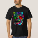 Recherche de chat psychédélique tshirts Hippie