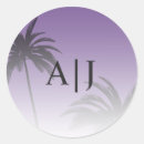 Recherche de violet mariage autocollants Tropical
