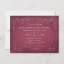 Recherche de vintage fiançailles invitations Typographie
