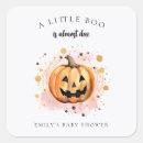 Recherche de citrouille de halloween autocollants Baby shower d'automne