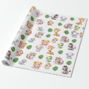 Recherche de motif jungle papier cadeau Faune