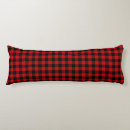 Recherche de tartan écossais coussins Rouge