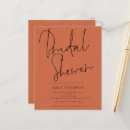 Recherche de terracotta bridal shower invitations Contemporain