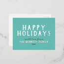 Recherche de typographie moderne cartes postales Famille