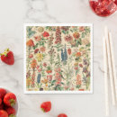 Recherche de illustration botanique vintage serviettes Fleur