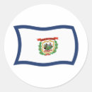 Recherche de la virginie occidentale autocollants Drapeau