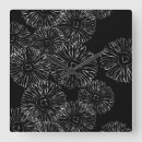 Recherche de noir et blanc abstrait horloges Pour elle