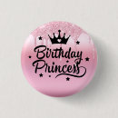 Recherche de princesse badges Parties scintillant