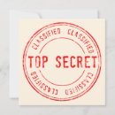 Recherche de détective invitations Secret