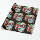 Recherche de calavera papier cadeau Crâne de sucre