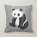 Recherche de panda bambou coussins Animal