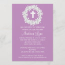 Recherche de lilas baptême invitations Floral