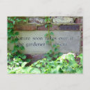 Recherche de citations de jardinage cartes postales Jardinier