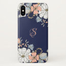 Recherche de floral monogram iphone x coques Moderne