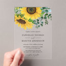 Recherche de sunflower carrées invitations Tournesol