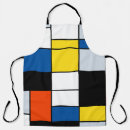 Recherche de mondrian tabliers Bleu