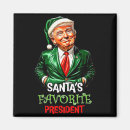 Recherche de père noël drôle magnets Rétro